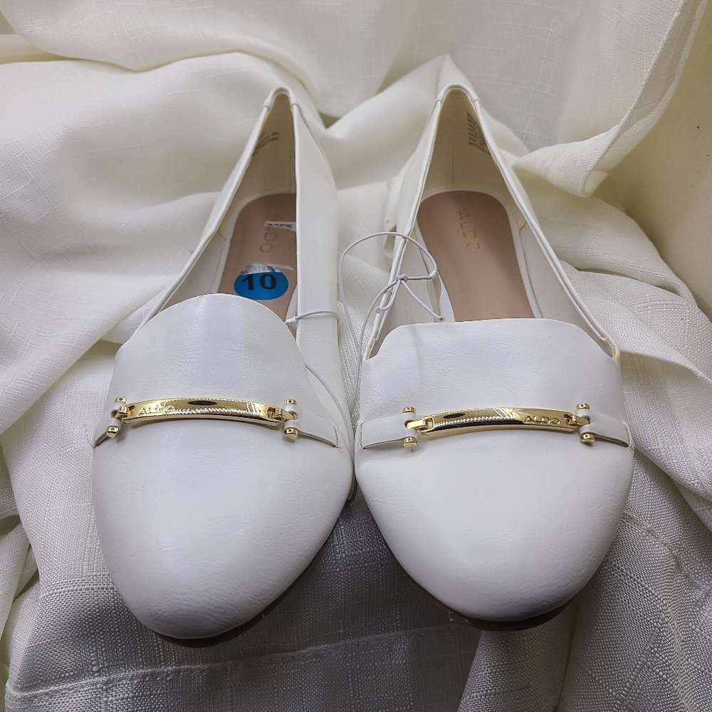 Aldo Women's White Loafers